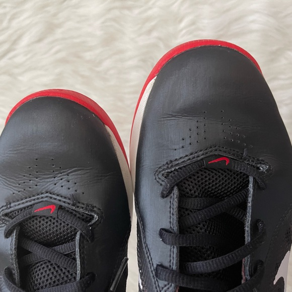Nike air overplay 1x Black and Red high top basketball Sneakers men’s size 7.5 - Picture 6 of 10